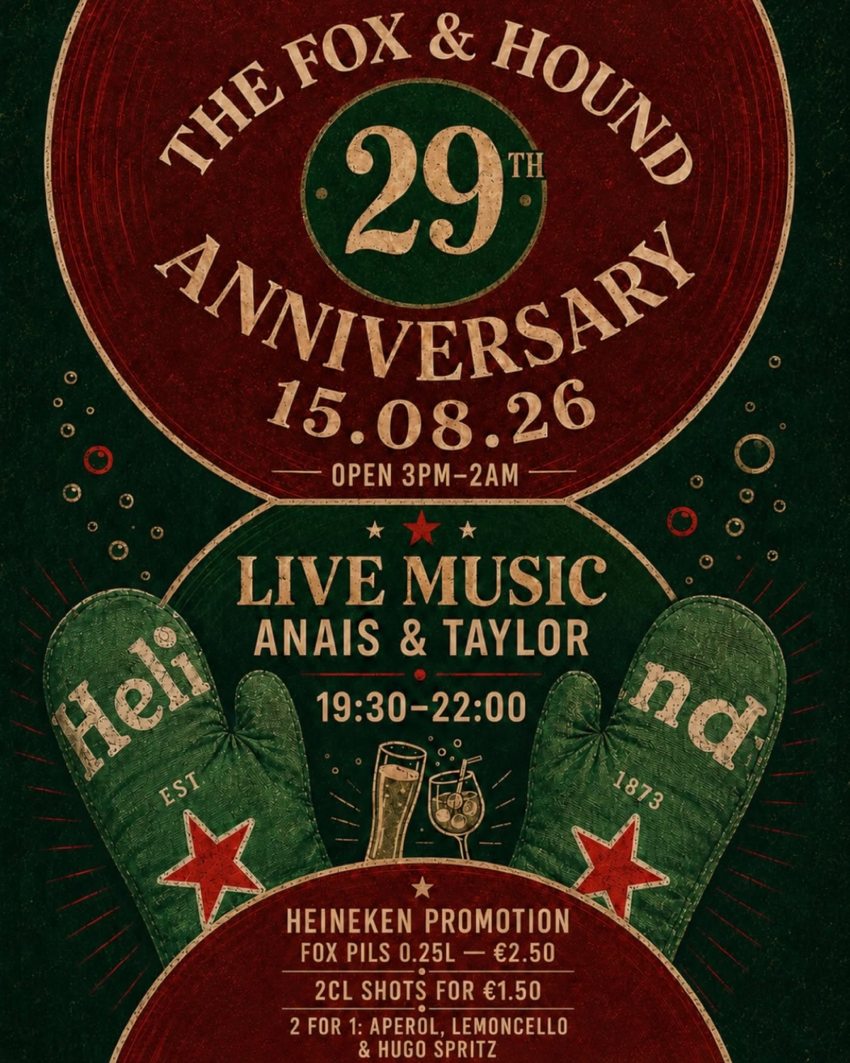 764924334_18090711038424230_844569975304286009_n 29 years of Fox and Hound
